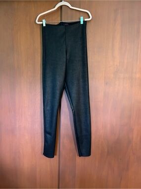 NWT Commando Black Faux Suede Leggings
